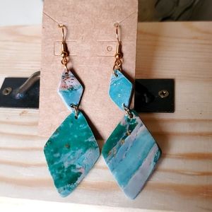 Polymer clay earrings